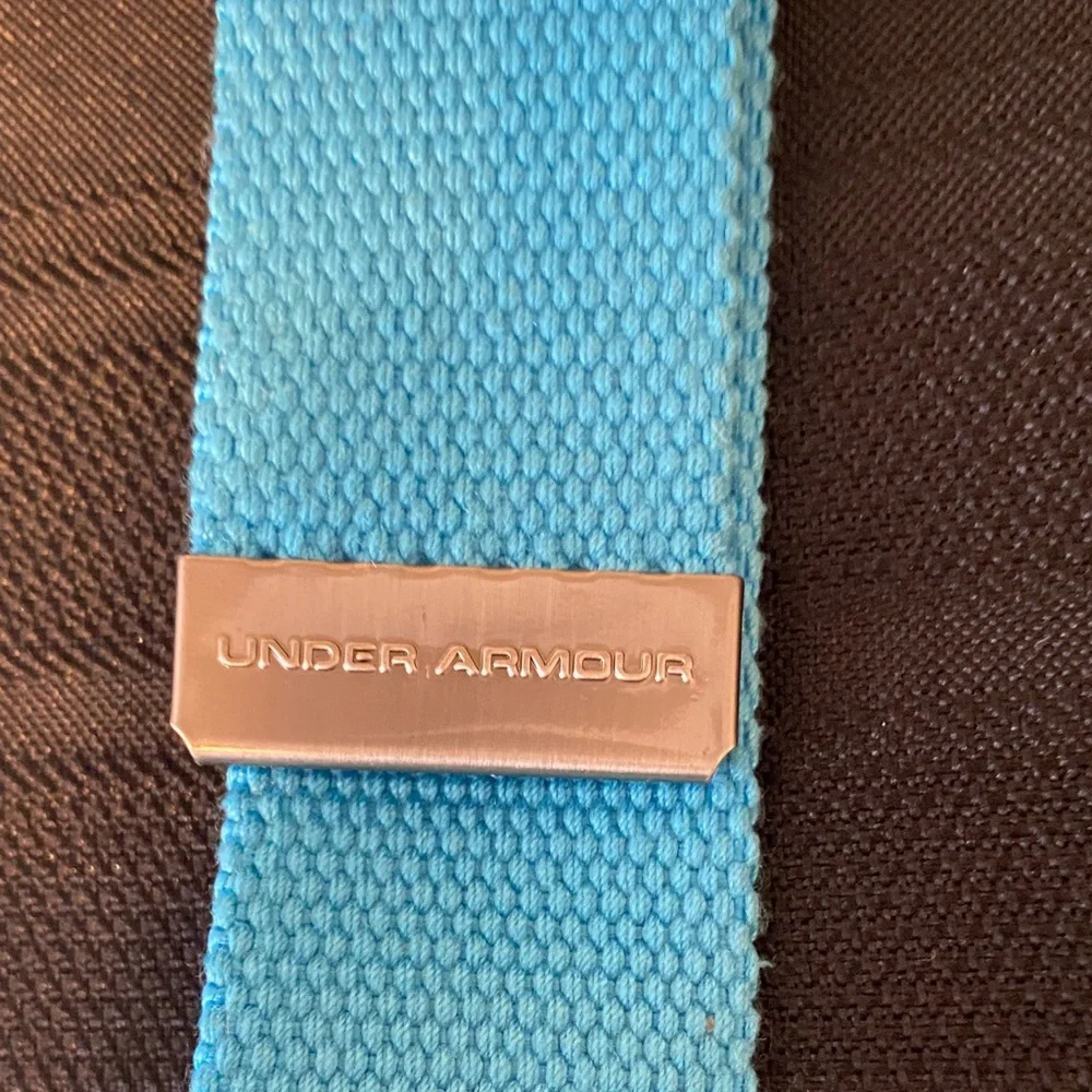 Under Armour Bright Blue Kids Belt with Metallic Buckle